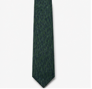Forest Green Textured Necktie