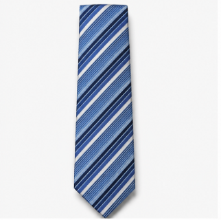 Blue Striped Business Tie