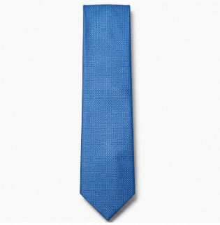 Sky Blue Textured Business Tie