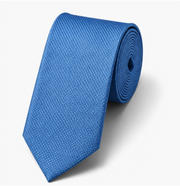 Sky Blue Textured Business Tie