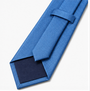 Sky Blue Textured Business Tie