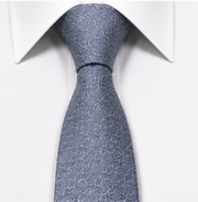 Light Blue Floral Wedding Tie