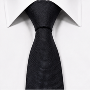 Classic Black Textured Business Tie