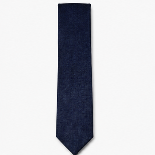 Classic Navy Blue Business Tie