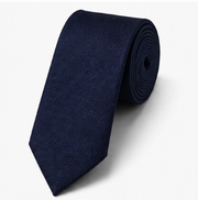 Classic Navy Blue Business Tie