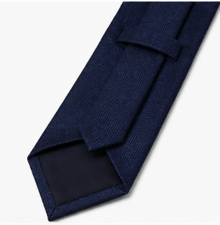 Classic Navy Blue Business Tie