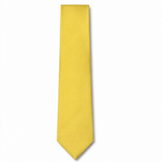 Golden Yellow Satin Wedding Tie
