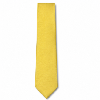 Golden Yellow Satin Wedding Tie