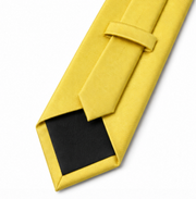 Golden Yellow Satin Wedding Tie