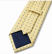 Light Yellow Dotted Business Tie