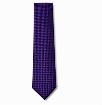 Royal Purple Micro Check Wedding Tie