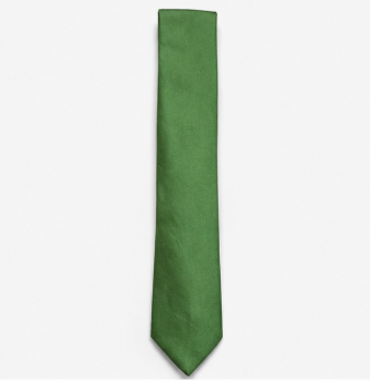 Emerald Green Satin Silk Tie