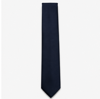 Midnight Navy Satin Silk Tie