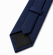 Midnight Navy Textured Necktie
