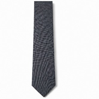Charcoal Grey Textured Necktie
