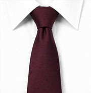 Burgundy Satin Necktie