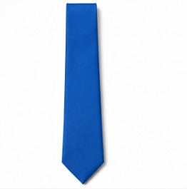 Royal Blue Satin Necktie