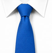 Royal Blue Satin Necktie